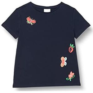 s.Oliver T-shirt met korte mouwen en korte mouwen voor meisjes, Blauw 5952