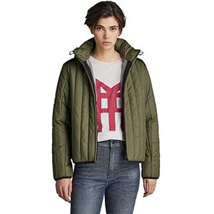 G-STAR RAW Meefic gewatteerde damesjas verticaal, groen (B958-B230)