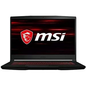 MSI GF63 10UD-657 Slim Gaming Laptop 15,6 inch 144 Hz Intel Core i5-10500H, Nvidia RTX3050Ti, 16 GB DDR4-2933 RAM, 512 GB, upgrade naar Windows 11 indien beschikbaar, zwart