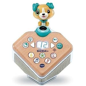 VTech StoriKid MAX DeLuxe Interactieve Verhalenverteller, verhalenbox met liedjes, lichtgevende animatie en projectie, nachtlampje, cadeau voor kinderen van 3-8 jaar, inhoud in het Frans en Engels