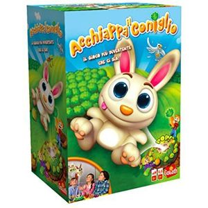 GOLIATH Acchiappa de konijnen, tafelspel voor kinderen en meisjes vanaf vier jaar, actiespel met haas en wortelen, stimuleert reflecties, meerkleurig, 926358.006