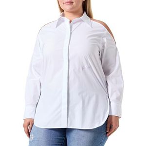 Pinko Canterno Chemise Popeline Tinto Chef Femme, Z04_blanc brillant, 34
