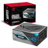ASUS ROG Thor Platinum III Gaming voeding (GaN-MOSFET, Aura Sync RGB, ATX 3.1, PCIe 5.0 Ready, magnetisch OLED-display, Turbo-modus, GPU first, 80+ Platinum-certificering)