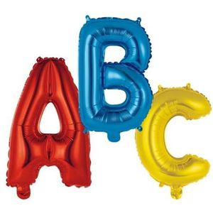 Mini Letter ABC Opblaasbare ballon N16 verpakt 30 cm x 40 cm