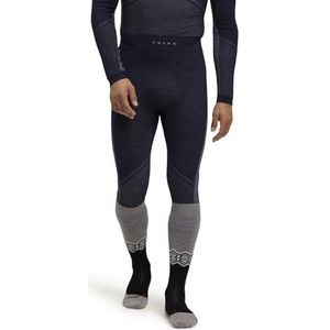 FALKE Wool-Tech Trend Basic broek voor heren, 3/4 M TI, van functionele wol, sneldrogend, 1 stuk, blauw (Space Blue 6116), S