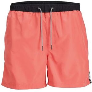 Jack & Jones Fiji Black Tape Zwemshorts voor heren, Roze