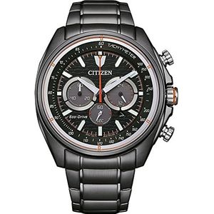 Citizen Eco-Drive Solar 32023836 Herenhorloge, analoog, grijs, één maat, armband, grijs., Armband