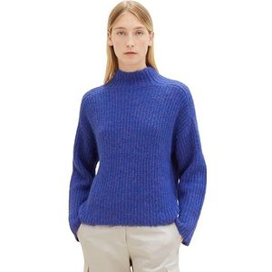 TOM TAILOR 1039993 damessweater, 33965 - Crest Blue Melange