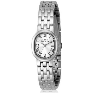 Invicta Angel Lady PC21J 20 mm zilverkleurige roestvrijstalen wijzerplaat