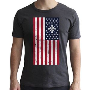 ABYstyle - FAR CRY - T-shirt - vlag - heren - donkergrijs (XL), Meerkleurig