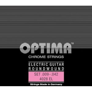 Optima cordes de guitare électrique Chrome Strings Round Wound H2 .011