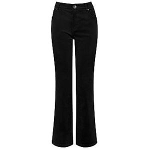 Joe Browns Corduroys bootcut cords voor dames, zwart.