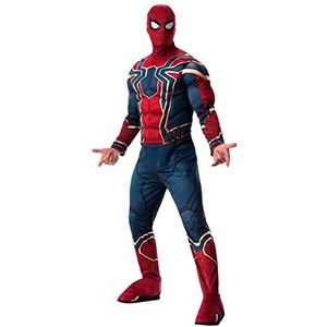 Rubie's Officiële Avengers Iron Spider, Spiderman Deluxe Volwassen Heren Kostuum - Maat Standaard/Medium