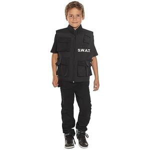 Boland SWAT kindervest, zwart, 5-10 jaar 10131020