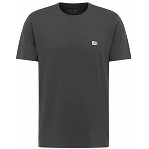 Lee Patch Logo Tee T-shirts heren, Delavé zwart
