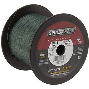 Spiderware Ultracast Stealth gevlochten, 1371,6 m, spoel, uniseks, mosgroen