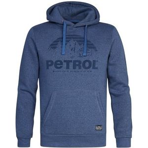 Petrol Industries Heren hoodie met rits trainingspak voor heren, Navy Blauw