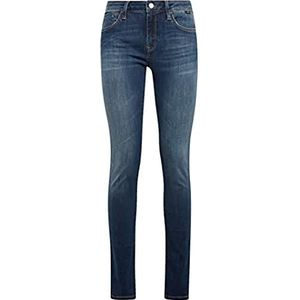 Mavi Adriana Indigo Dark Str Skinny Jeans voor dames, 32 W/32 L, Donkere Indigo Str