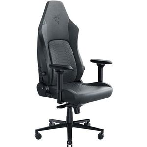 Razer Iskur V2 Gamingstoel met adaptieve lendensteun (vulling van schuim met hoge dichtheid, milieuvriendelijk oplosmiddelvrij EPU-kunstleer, armleuningen 4-D) stof