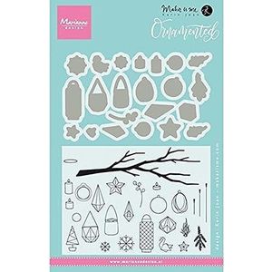 Marianne Design Stanssjabloon en stempel van synthetisch materiaal, 22,1 x 14,5 x 0,4 cm