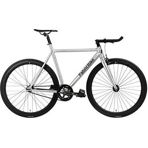 FabricBike Light - fixed bike, Fixie, één snelheid, aluminium frame en vork, 28"" wielen, 6 kleuren, 3 maten, 9,45 kg ca. (M-54cm, Light Polished)