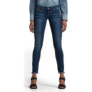 G-STAR RAW 3301 Low Skinny Jeans voor dames, Blauw (Dk Aged 60878-6553-89)
