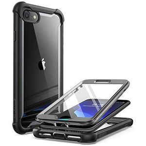 i-Blason Beschermhoes voor iPhone SE (2022/2020), iPhone 8, iPhone 7, met geïntegreerde displaybescherming, transparante achterkant, schokbestendig luchtvak [Ares] rondom bescherming met dubbele laag