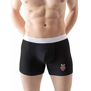 Green Fish Boxer pour homme, Noir, XL