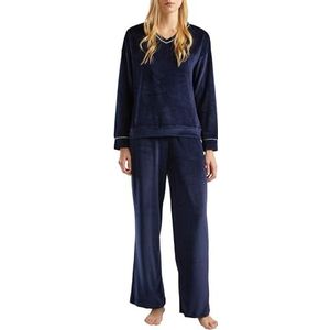 United Colors of Benetton Bas de pyjama pour femme, Bleu foncé 252, XS