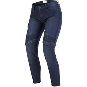 Broger Ohio Lady Motorcycle Jeans Ohio Lady Washed Black Motorcycle Dames Jeans, marineblauw