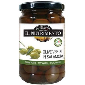 IL NUTRIMENTO Groene olijven van zoutlak (1 x 280 g)
