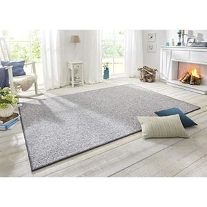 BT Carpet Tapijt wollook grijs 80x300 cm