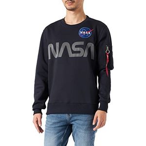 ALPHA INDUSTRIES NASA Reflecterende hoodie voor heren, Blauw