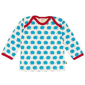 Loud + Proud T- Shirt à Manches Longues en Coton Bio, certifié Gots Sweat, Bleu Ciel, 110/116 cm Bébé garçon