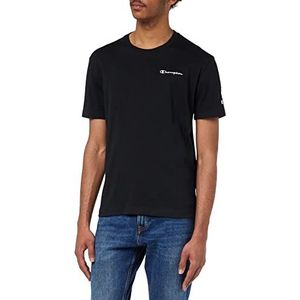Champion Eco Future Jersey S/S T-shirt voor heren, zwart, XL, zwart.