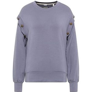 Dreimaster sweatshirt, trainingspak voor dames, Grijs/Blauw