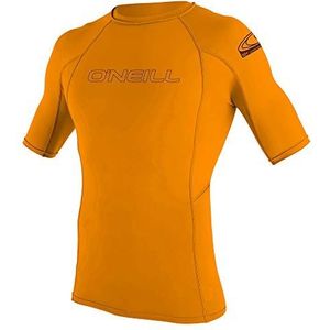 ONEILL WETSUITS Heren Basic Skins Short Sleeve Sun Shirt Rashguard Unisex - Jeugd, Blaze