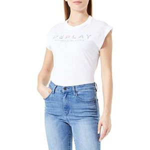 Replay dames t-shirt, 001, wit