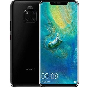 Huawei Mate 20 Pro Smartphone, ontgrendeld, 4G (6,39 inch, 128 GB/6 GB, Single SIM - Android), zwart [Engelse versie]