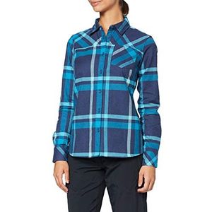 Helly Hansen W Classic Check LS Longsleeve voor dames, blauw geruit (603 North Sea Blue Plaid)