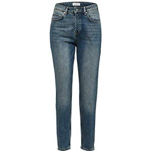 SELECTED FEMME High waist jeans voor dames, denim middenblauw
