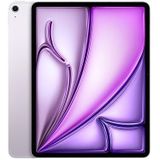 Apple iPad Air 13 inch (M2): Liquid Retina-display, 128 GB, 12 MP horizontale frontcamera, 12 MP achtercamera, wifi 6E + 5G met eSIM, Touch ID, batterijduur van een dag, paars