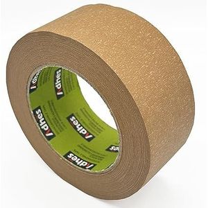 Amazinnov - Papieren tape, biologisch, 50 mm x 50 m, bruin, milieuvriendelijk KRAFT papier (1 stuk)
