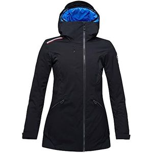 Rossignol Cadran ski-jack voor dames, lange jas, zwart.