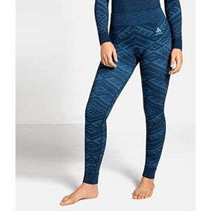 Odlo Natural + Kinship Blue Wing Teal Melange onderbroek maat XS