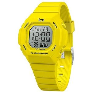 Ice-Watch - ICE Digit Ultra Yellow - Geel jongenshorloge (gemengd) met kunststof band - 022098 (Small), Geel., riem