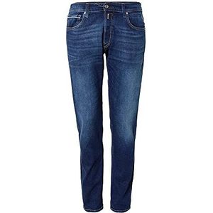 REPLAY Grover Powerstretch Denim Jeans pour homme, 009 Bleu moyen, 29W / 32L