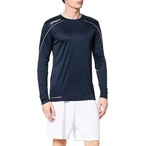 uhlsport Stream 22 shirt met lange mouwen voor heren, Navy / Wit