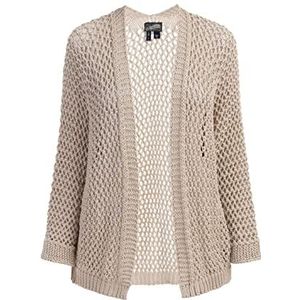 nascita Cardigan en tricot pour femme, beige laine, L
