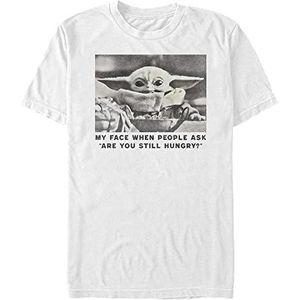 Star Wars T-shirt à manches courtes bio Still Hungry, blanc, XXL